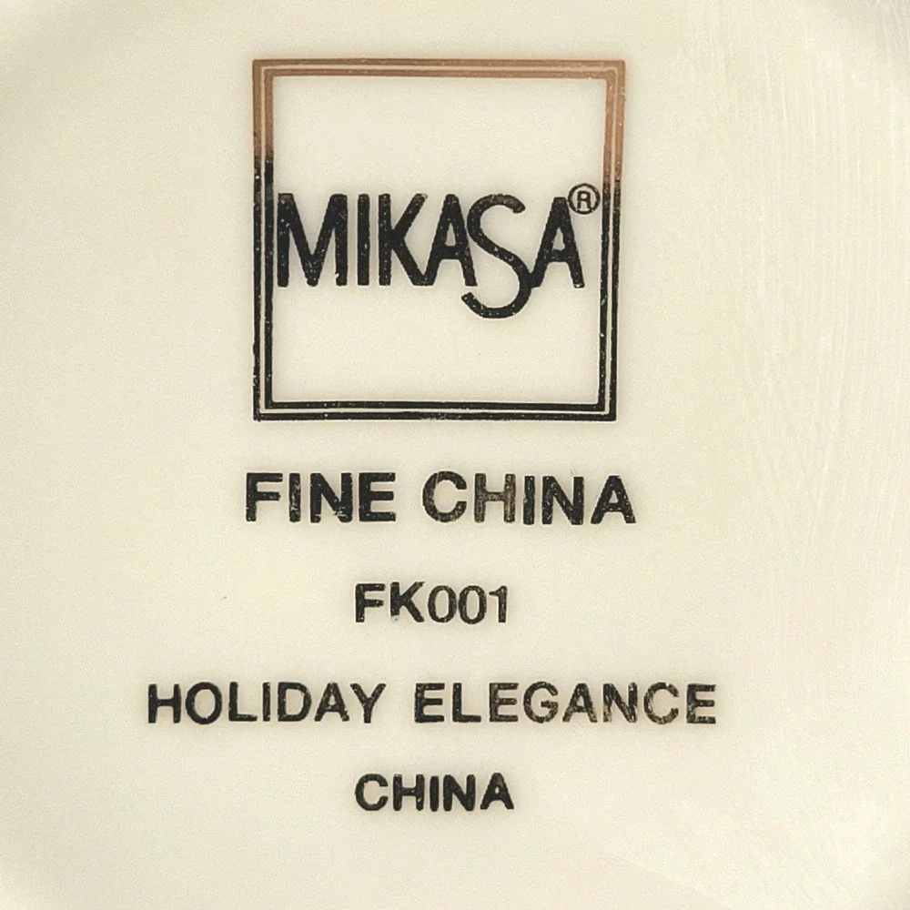 Mikasa Holiday Elegance Nativity Tealight Holder Off-White‎ Fine China Christmas